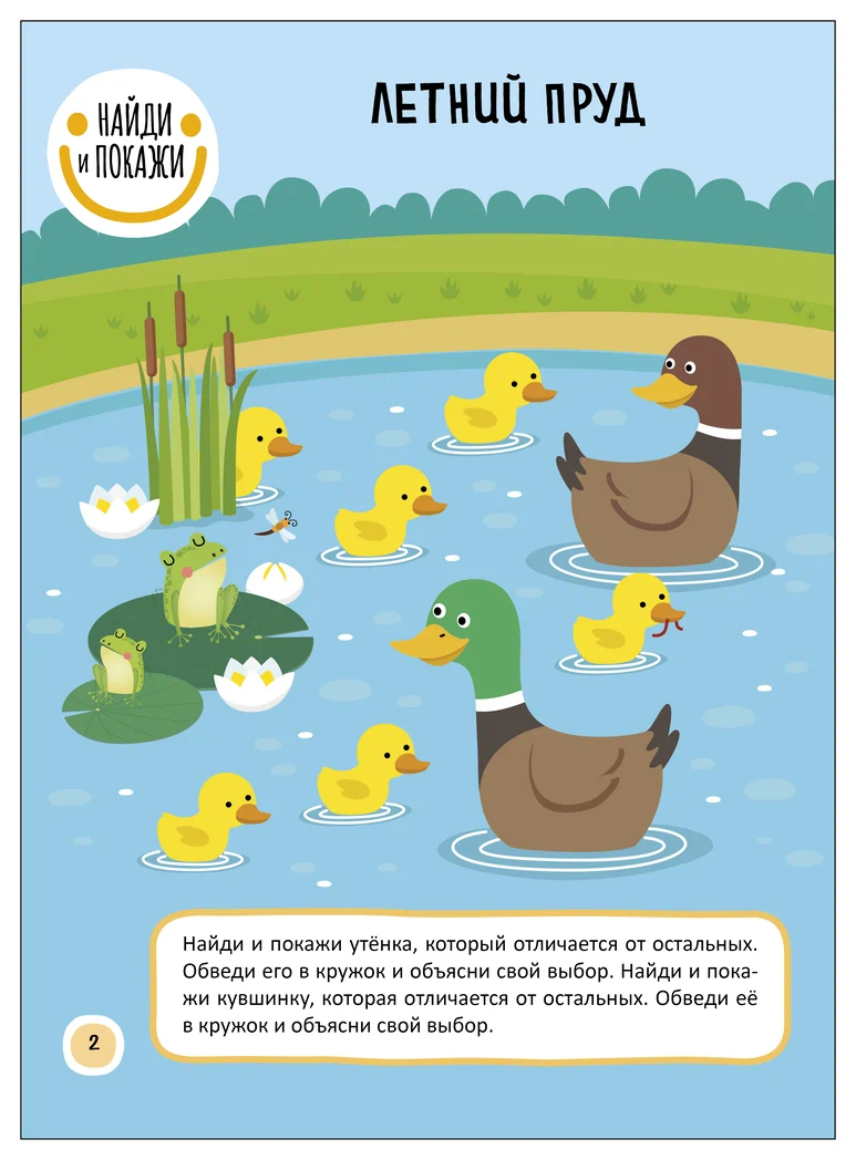 Превью В деревне (Найди отличия), книжка-активити 2